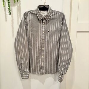 Abercrombie & Fitch Vintage Y2K Mens Muscle Button-Down Long Sleeve Size Large